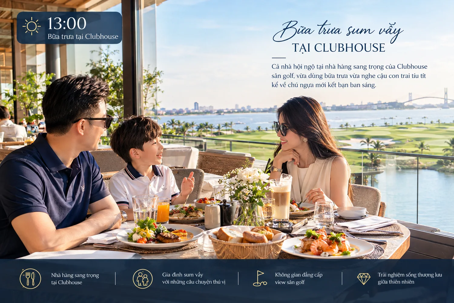 Bữa trưa sum vầy tại Clubhouse — 13:00