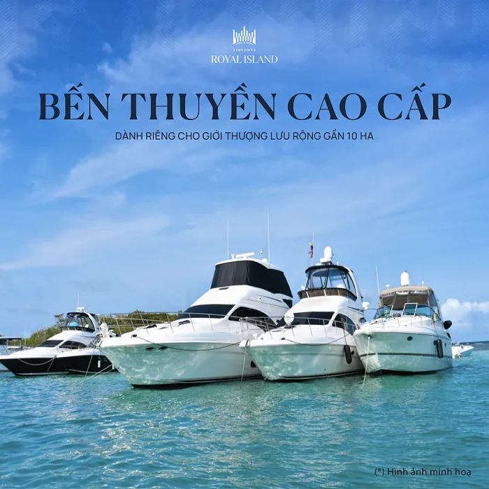 Bến du thuyền cao cấp — Vinhomes Royal Island
